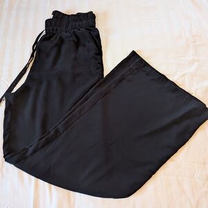 Abercrombie & Fitch Black Elastic Waist Pants